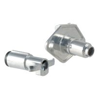 Curt Manufacturing 6-Way Round Connector Plug & Socket, 58092