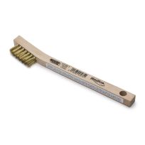 Lincoln Electric Brass Brush with Wood Handle, KH582