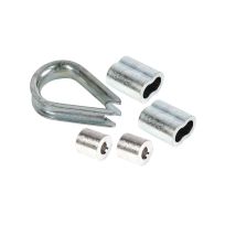 Koch Industries Stop Thimble Sleeve, Aluminum & Zinc Plated, 1/16 2 & 2 & 1/CD, 145021