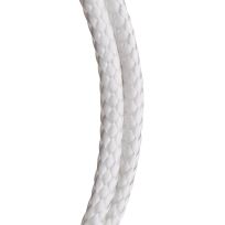 Koch Industries Nylon Diamond Braid White Rope, 1/8 X 48 FT, 5230823