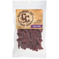 Cattleman's Cut Teriyaki Beef Jerky, 53356, 10 OZ