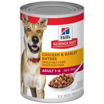 Hill's Science Diet Adult 1-6 Chicken & Barley Entre Canned Dog Food, 7037, 13 OZ Can