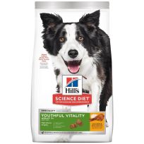 Hill's Science Diet Adult 7+ Youthful Vitality Chicken Recipe Dry Dog Food, 10774, 21.5 LB Bag