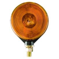 Optronics Round Dual Yellow / Yellow Parking / Turn Pedestal Mount Signal; Self Grounding, ST52AA