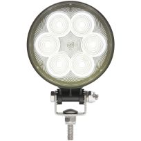 Optronics Opti-Brite 6-LED Round. Low Profile Work Light With Flood Beam; 1200 Raw Lumens, TLL144FSL