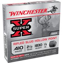 Winchester .410 Gauge Rifled Slug Hollow Point Ammo, 5-Round, X41RS5