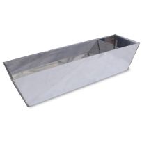 Marshalltown 12 IN Stainless Heli-Arc Mud Pan, 6395