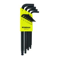 Bondhus Ball End L-Wrenches, 12-Piece, 10936