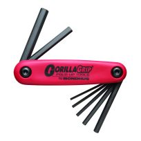 Bondhus Hex GorillaGrip Fold-up Tools, 7-Piece, 12587