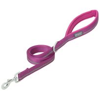 Terrain D.O.G. Reflective Neoprene Lined Dog Leash, 07632-16-04-05, Purple, 1 IN x 4 FT