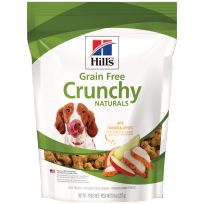 Hill's Science Diet Grain Free Crunchy Naturals with Chicken & Apples Dog Treats, 3032, 8 OZ Bag