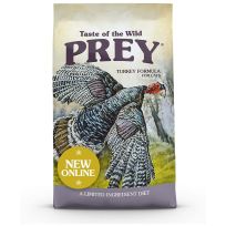 Taste Of The Wild Prey Turkey Formula Real Meat Hight Protein Limited Ingredient Grain Free, 8613694, 6 LB Bag