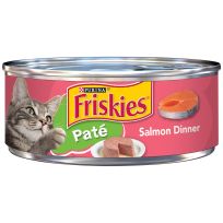 PURINA Friskies Pate Salmon Dinner Cat Food, 5.5 OZ Can