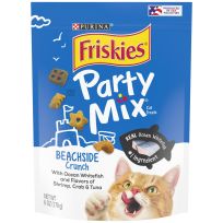 PURINA Friskies Party Mix Cat Treats Beachside Crunch, 6 OZ