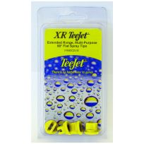 Teejet Extended Range, Multi-Purpose 80 Degree Flat Spray Tips, XR8002VS, 4-Pack, 7771141