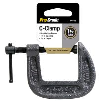 Pro-Grade C-Clamp (Deep Throat), 1-1/2 IN X 1-1/2 IN, 59129