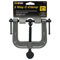 Pro-Grade 3-Way C-Clamp, 2-1/2 IN, 59163