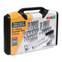 Harvest Forge Socket Set with Flip Index, 51-Piece, 66068