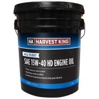 Harvest King All Fleet HD Engine Oil, SAE 15W-40, HK049, 5 Gallon