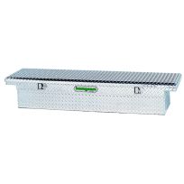 Bomgaars By Dee Zee Single LID Full Size Tool Box (LOW), BOM766L, Silver