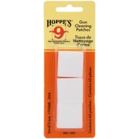 Hoppe's Small Bore Gun Cleaning Patch, 60-Pack, 1201