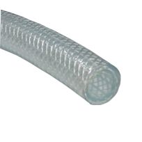 Apache Reinforced Clear Vinyl Tubing, 1/4" x 1/8", 15005610, Bulk - Price Per Foot