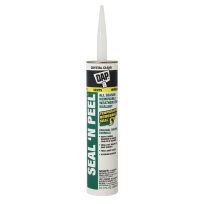 DAP Seal 'N Peel Removable Caulk, 7079818351, Crystal Clear, 10.1 OZ