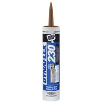 DAP Dynaflex 230 Premium Elastomeric Sealant, 7079818412, Cedar Tan, 10.1 OZ