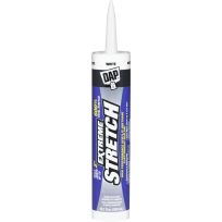 DAP Extreme Stretch Acrylic Urethane Premium Elastomeric Sealant, 7079818715, White, 10.1 OZ