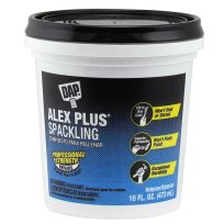 DAP Alex Plus Spackling, 7079818745, White, 16 OZ