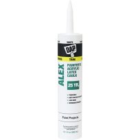 DAP Alex Painter's Acrylic Latex Caulk, 7079818618, White, 10.1 OZ