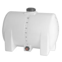 Den Hartog Industries Free Standing Horizontal Tank (Includes 5" Lid & 1" Fitting), FS0065-24, 65 Gallon