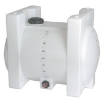 Den Hartog Industries Free Standing Horizontal Tank (Includes 5" Lid & 1" Fitting), FS0070-24, 70 Gallon