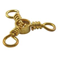 South Bend Brass 3-Way Swivels, Size 5, 202945