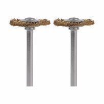 Dremel 3/4 IN Brass Brushes, 2-Pack, 535-02