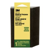 3M Sanding Sponge, 4.875 IN x 2.875 IN x 1 IN, Medium Grit, CP-041