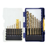 Irwin Cobalt Alloy Steel Drill Bit Set, 15-Piece, 316015