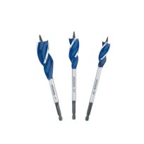 Irwin SPEEDBOR MAX Flat Bit Set, 5/8 IN, 3/4 IN, 1 IN, 3-Piece, 3041003