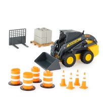 ERTL BIG FARM New Holland L225 Skidsteer Set, 47351