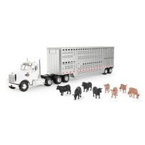 ERTL BIG FARM 1/32 FREIGHTLINER with Cattle Trailer, 47362