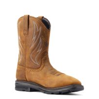 Ariat Men's Sierra Shock Shield Wide Square Toe Waterproof Work Boot