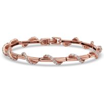 Montana Silversmiths Along the Rose Gold Path Bracelet, BC4155RG