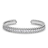 Montana Silversmiths Crystal Roads Cuff Bracelet, BC5260