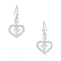 Montana Silversmiths Straight To The Heart Arrow Earrings, ER3198