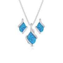 Montana Silversmiths River Ligths Twin Paths Jewelry Set, JS2725