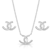 Montana Silversmiths Horseshoe Happiness Jewelry Set, JS4505