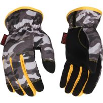 Kinco Men's KincoPro Light-Duty Gray & Gray Camo Synthetic, 2-Pack