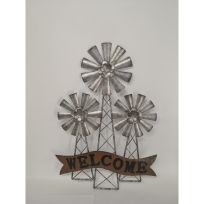 Backyard Expressions Windmill Welcome Sign, JGK211346-JNL