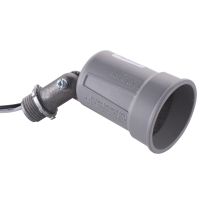 Bell Lampholder, Grey Shrinkwrapped, 5606-0