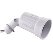 Bell Lampholder, White Shrinkwrapped, 5606-1